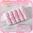 6 100% 13" 13" Coume Pcs Pink Bow Washcloths Cotton Wash Cloths x Coquette Small Face Towels Absorbent Soft Preppy Wash