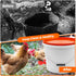 Yrangee 24 Pack, Chicken Water Cups, Chicken Waterer DIY Chicken Water Feeder for Poultry Gravity Filling Automatic