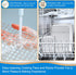 P&P CHEF 4 PCS Toaster Oven Pans Trays with Racks Set, Stainless Steel Small Baking Pan and Cooling Rack