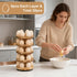 Countertop, 5 Countertop 30 Countertop Wooden Fresh Egg Holder Layer Rotating Egg Holder for Fresh Eggs, Stackable