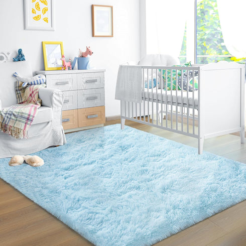 4x6 Ultra Soft Fluffy Rugs for Bedroom Feet, Shag Area Rugs for Living Room, Large Comfy Furry Rug for Boys Kids Baby