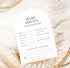 ThreeKin Collective 50 5x7 Inch Set, Baby Shower Games Cards - Baby Predictions and Advice Cards | Tall | Fun Gender