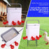 4 (2 Automatic Chicken Waterer with Float Valve Kit Hose Attachment and Poultry Water Cups, Duck Chicken Water Feeder