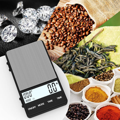MAXUS Espresso Scale with Timer - 1000g/0.1g Drip Coffee Scale, Handy Barista Scale with Backlit LCD for Fast Reading