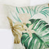 Bonhause Tropical Leaves Throw Pillow Covers, 18 x 18 Inch Green Brown Leaf Decorative Cushion Covers Set of 4