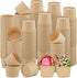 Ruisita 300 Packs Paper Ice Cream Cups 5 Ounce Disposable Soup Bowls