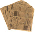 DOITOOL 50 Sheets Parchment Paper - Greaseproof Wax Paper for Food, Vintage Craft Paper for Baking