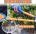 WPR1E95 Hedge Clippers with Adjustable Length Handle and Wavy SK-5 Steel Blade for Pruning Bushes and Borders