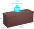43Inches 660 lbs, ZenStyle Storage Ottoman Bench, Folding Footrest Padded Seat, Storage Chest Long Shoes Bench