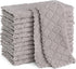Homaxy 12 Pack Kitchen Dish Cloths, Super Soft and Absorbent Coral Velvet, Nonstick Oil Fast Drying Microfiber Cleaning