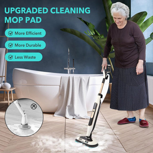 S7001 Shrak,S8201 S8001 S7000 S7201 S7000AMZ S7005 S7020 S7001C (2Green2White2Grey) Frescares Upgraded Steam&Scrub Mop