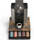 DecoBrothers Supreme Vertuoline Drawer, Holds 30 Big or 60 Small Vertuoline Pods, Rustic Brown