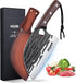 Huusk Japan Knives - Upgraded Serbian Chef Knife, Japanese Meat Cleaver for Home and Outdoor Cooking, Full Tang with