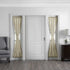Elrene Home Fashions Colette Faux-Silk Side Door Window Panel - 28 in x 72 in, Ivory