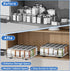 Pull Out Spice Rack, Slide Out Organizer for Kitchen and Pantry, Fits Spices, Sauces, Canned Food
