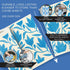 30 11" 10" LOLA Swedish Dishcloths XL on a Roll, Sheets, Floral Pattern, Perforated Tear-Off x Sheets w/Hook, Reusable