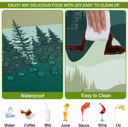 Joy Bubble 96in, Picnic Table Cover with Bench Covers Windproof Waterproof Picnic Table Covers Camping Tablecloth