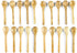 JapanBargain 3700 Mini Bamboo Matcha Scoops Spoons for Spices, Tea, Salt, Sugar, Condiment, 4 inch, Pack of 20