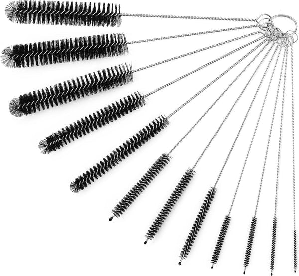 Straw Cleaner Brushes Set, 12 Pieces 8.2 Inch Bottle Cleaning Brush Kit for Sippy Cups and Tumblers