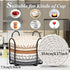 Windran Set 8, (8 Colors,4.17 Inch) Woven Coasters of Absorbent Drink Coasters with Holder, Boho Cotton Coffee Cup