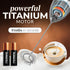 Zulay Kitchen Duracell Powered Milk Frother - Handheld Foam Maker for Coffee, Latte, Matcha, Mini Foamer by Milk Boss