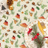13 72 Inch Mushroom Floral Table Runner Seasonal Spring Kitchen Dining Linen Table Decoration for Indoor Outdoor Home