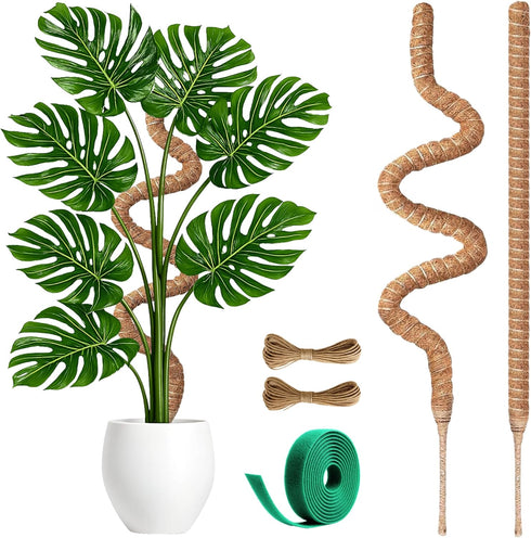 imezos 2 Pack 30 Inch Moss Pole for Plants, Moss Poles for Climbing