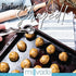 Stainless Steel Ice Cream and Cookie Scoop - Spring Loaded Lever Design for Sorbet, Melon, Meatballs, Muffins