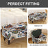 33) Eco-Ancheng Storage Ottoman Cover Rectangle Ottoman Slipcover Folding Storage Bench Cover Footrest Stool Slipcover
