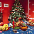 Irenare Snowman Christmas Party Tablecloth, Plastic Snowflakes Table Cover for Holiday Decor, 54 x 108 Inch (Blue)