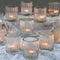 48pcs Votive Candle Holders, Clear Glass Tea Lights Candle Holder in Bulk
