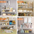 Racks,Counter Expandable adjustable stackable kitchen organizer,Spice Shelf for Cabinets,Small Cupboard