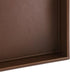 8 8 1.8 inches HofferRuffer Faux Leather Vanity Tray, Elegant Desktop Storage Organizer, Decorative Catchall
