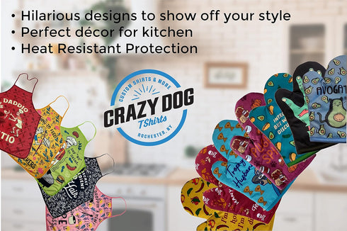 I Just Don't Want to Look Back and Think I Could Have Eaten That Funny Graphic Kitchenwear Cool Food Oven Mitt