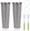 2pcs Cold Brew Filter for 64oz Wide Mouth Mason Jar Cold Brew Coffee Maker, 304 Stainless Steel Mesh