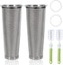 2pcs Cold Brew Filter for 64oz Wide Mouth Mason Jar Cold Brew Coffee Maker, 304 Stainless Steel Mesh