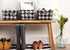 DII Farmhouse Chicken Wire Storage Baskets with Liner – Small, Vintage Black & White Check, 9x7x6", 3 Piece