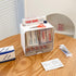 2 Pack Bandage Storage Organizer for Wall, Plastic Medical Supplies Container for Home Medicine Cabinet, Elastic