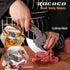 ROCOCO Hand Forged Viking Cleaver Knife, Butcher Meat Cutting Boning Axe with Sheath for Home Outdoor BBQ Camping Gift