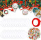 Acrylic Ornaments Blanks, 50Pcs Acrylic Blanks & 50Pcs Stickers for DIY Christmas Ornaments Decoration