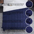 48"x72" 15lbs Summer L'AGRATY Weighted Blanket - Cooling Breathable Heavy Blanket Microfiber Material with Glass Beads