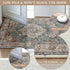 5x7 CAPALOCA Machine Washable Rugs Nursery Rug Cute Girl Non Slip Low Pile Water Repellent Soft Print Pattern