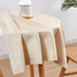 36x36 Inch 18-30 Inch 36" Wolkemer Faux Linen Small Square Tablecloth, Heavy Duty Beige Table Cloths for Tables (Not