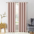 Sun Zero Soho Blackout Energy Efficient Grommet Curtain Single Panel, 54" x 63", Blush Pink