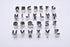 SurgeHai 26-Piece Small Alphabet Cutters Set (A - Z), Stainless Steel Decorating Tools