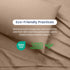 3 Piece Twin Bed Sheets Set, Lightweight Soft Breathable, Beige, Wrinkle Resistant