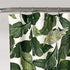 Lush Decor Tropical Paradise Shower Curtain, Fabric Leaf Rainforest Print, 72" x 72", Green