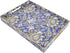 Rectangle Plastic Serving Tray with Handles, Elegant Decorative Tray for Coffee Table,