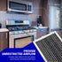 BlueStars JX81H WB02X10956 Microwave Charcoal Filter (4" x 8-5/8") - Fits GE & Samsung Ovens - PACK OF 2