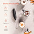 Powerful Handheld Milk Frother, Mini Foamer, Battery Operated (Not Included) Stainless Steel Mixer for Coffee, Lattes,